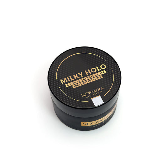 Construction gel MILKY HOLO COVER - ideal tixotropic 50g