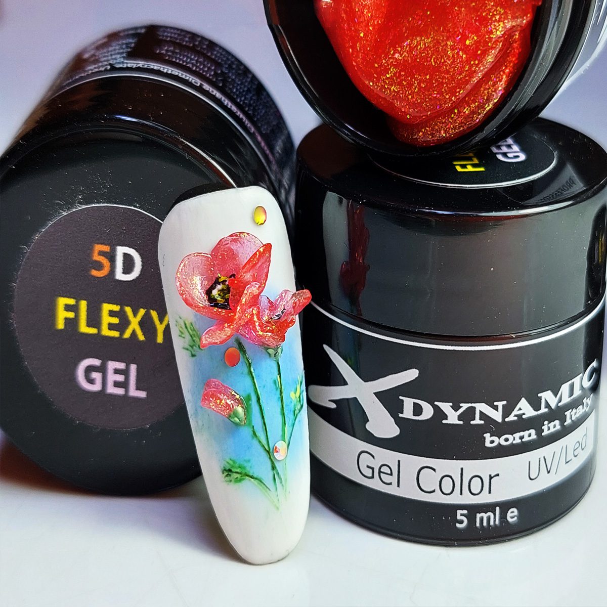 Пластилин No 1 червен ФЛЕКСИ 5D 5мл X Dynamic