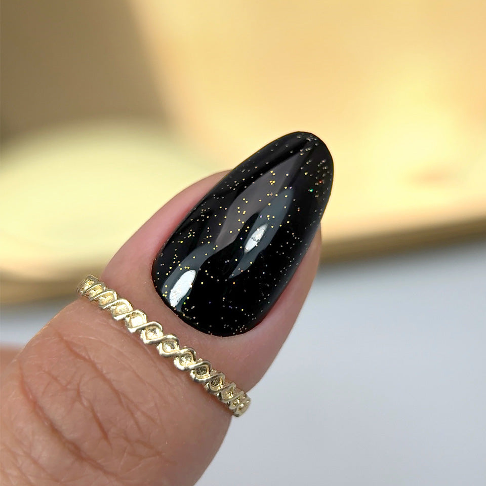 Top Coat No Wipe Tiny Gold 10g