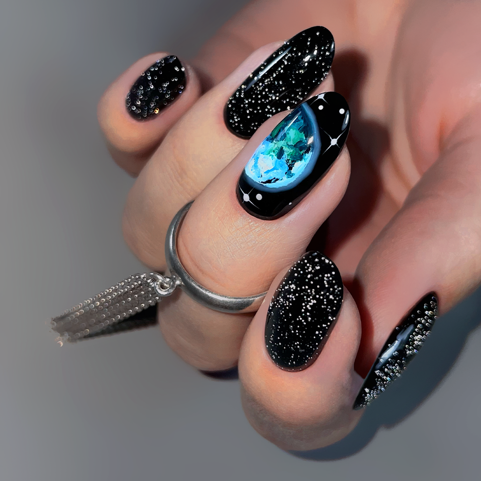 No Wipe Flash Silver Top Coat  10g