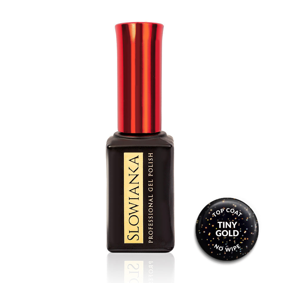 Top Coat No Wipe Tiny Gold 10g